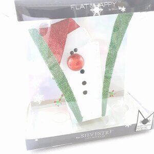 CHRISTMAS SALE!! 40% OFF RETAIL PRICING!!  Ski-crash snowman photo/note holder.
